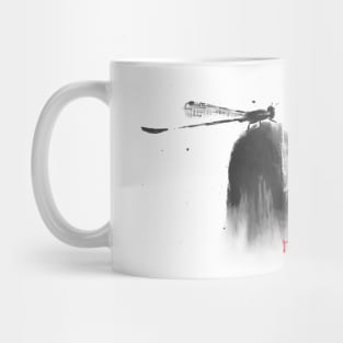 Tiny Dragonfly in a finger Mug